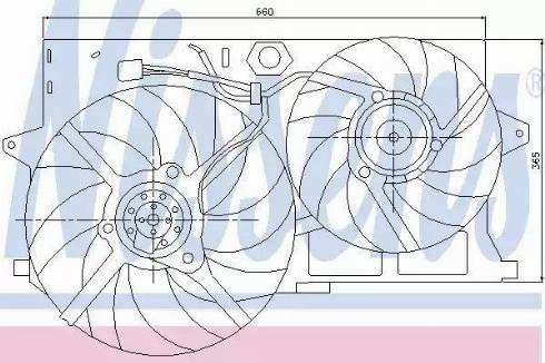 Nissens 85006 - Ventola, Raffreddamento motore autozon.pro