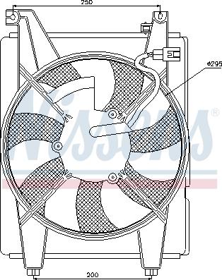 Nissens 85088 - Ventola, Raffreddamento motore autozon.pro