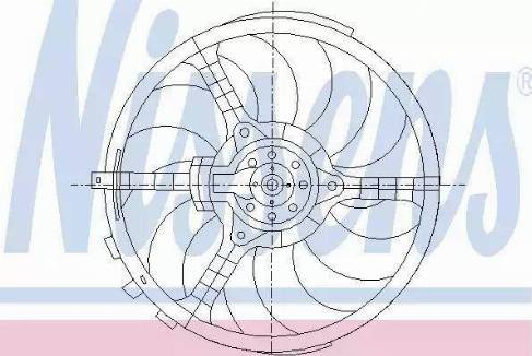 Nissens 85037 - Ventola, Raffreddamento motore autozon.pro