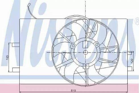 Nissens 85079 - Ventola, Raffreddamento motore autozon.pro