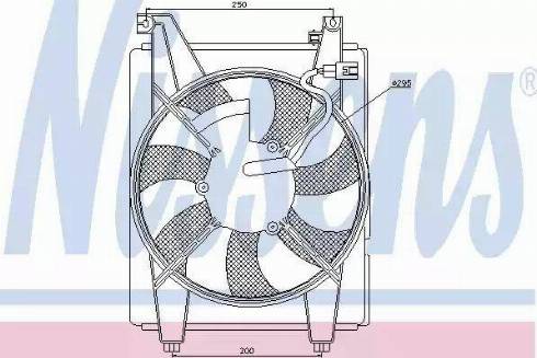 Nissens 85369 - Ventola, Condensatore climatizzatore autozon.pro