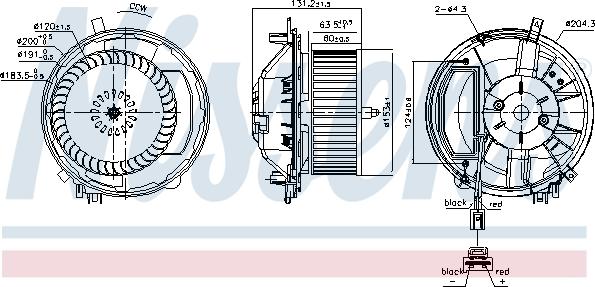 Nissens 87527 - Ventilatore abitacolo autozon.pro