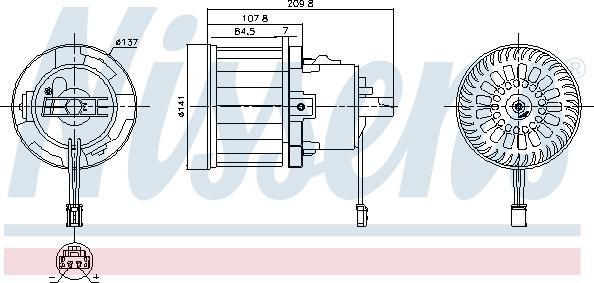 Nissens 87610 - Ventilatore abitacolo autozon.pro