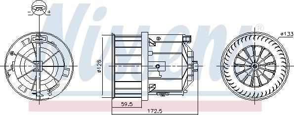 Nissens 87632 - Ventilatore abitacolo autozon.pro