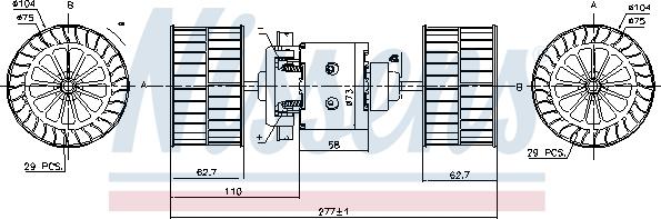 Nissens 87189 - Ventilatore abitacolo autozon.pro