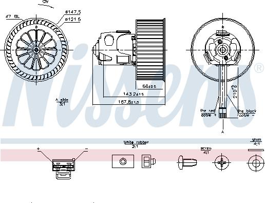 Nissens 87240 - Ventilatore abitacolo autozon.pro