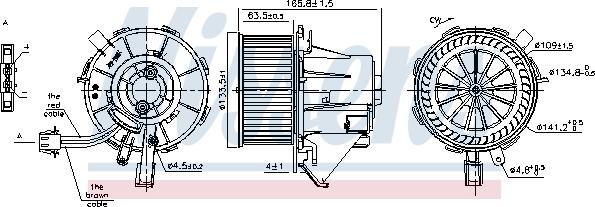 Nissens 87215 - Ventilatore abitacolo autozon.pro