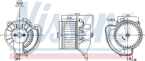 Nissens 87220 - Ventilatore abitacolo autozon.pro