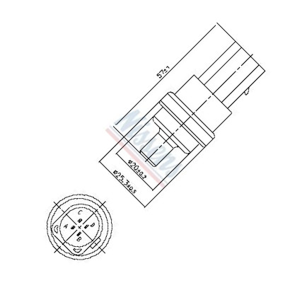 Nissens 207009 - Sensore, Temperatura refrigerante autozon.pro