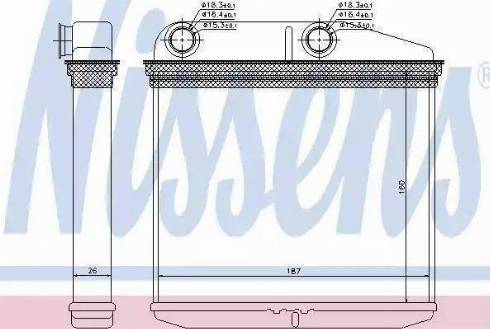 FPS 26 N191-X - Scambiatore calore, Riscaldamento abitacolo autozon.pro