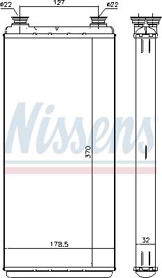 Nissens 71891 - Scambiatore calore, Riscaldamento abitacolo autozon.pro