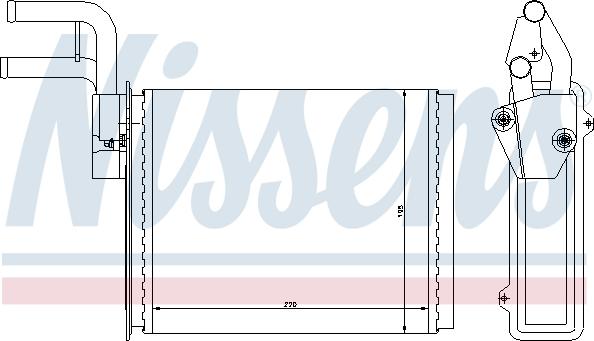 Nissens 73987 - Scambiatore calore, Riscaldamento abitacolo autozon.pro