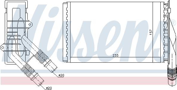 Nissens 72985 - Scambiatore calore, Riscaldamento abitacolo autozon.pro