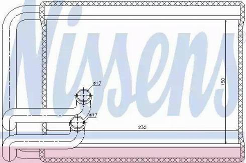 Nissens 77533 - Scambiatore calore, Riscaldamento abitacolo autozon.pro