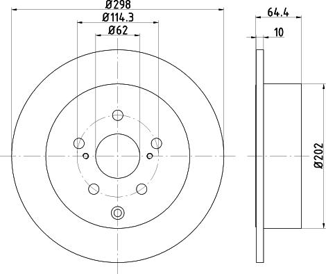 Nisshinbo ND1011 - Discofreno autozon.pro