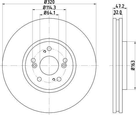 Nisshinbo ND8034K - Discofreno autozon.pro