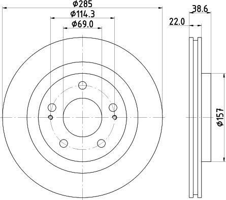 Nisshinbo ND3008K - Discofreno autozon.pro