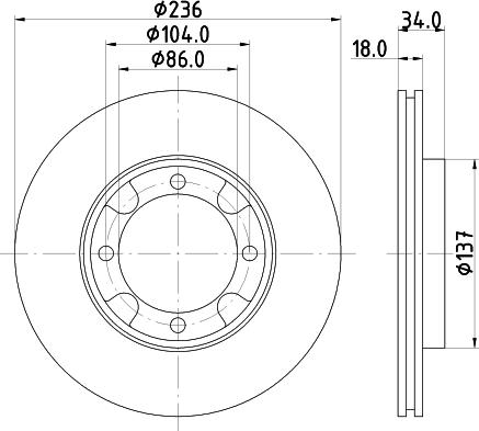 Nisshinbo ND3024K - Discofreno autozon.pro