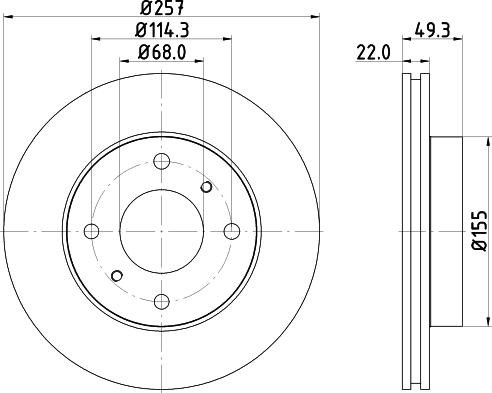 Nisshinbo ND2011K - Discofreno autozon.pro