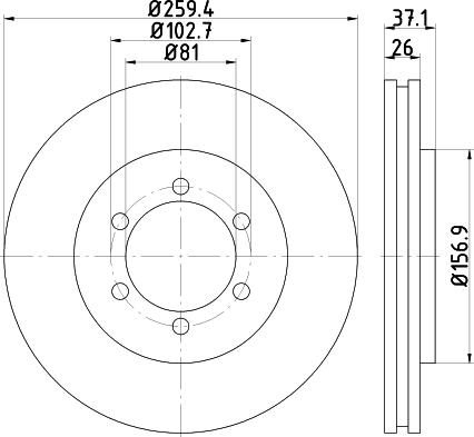 Nisshinbo ND2020 - Discofreno autozon.pro