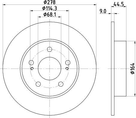 Nisshinbo ND2027K - Discofreno autozon.pro