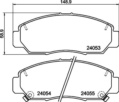 Magneti Marelli T1411MM - Kit pastiglie freno, Freno a disco autozon.pro