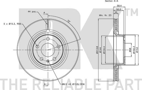 NK 344799 - Discofreno autozon.pro