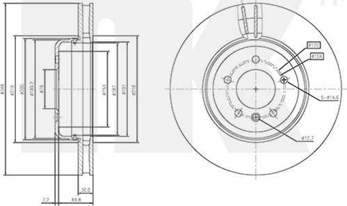 NK 3415103 - Discofreno autozon.pro