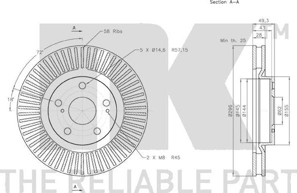 NK 3145117 - Discofreno autozon.pro