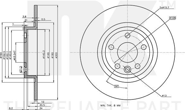 NK 314054 - Discofreno autozon.pro