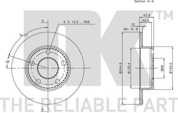 NK 314763 - Discofreno autozon.pro