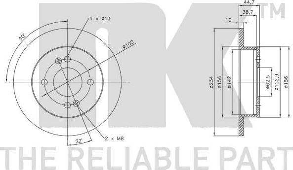 NK 313455 - Discofreno autozon.pro