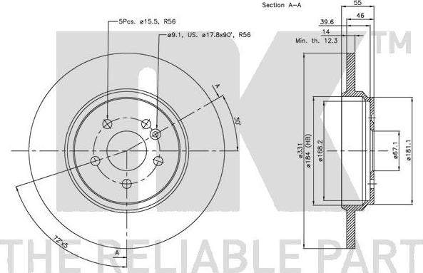 NK 313357 - Discofreno autozon.pro