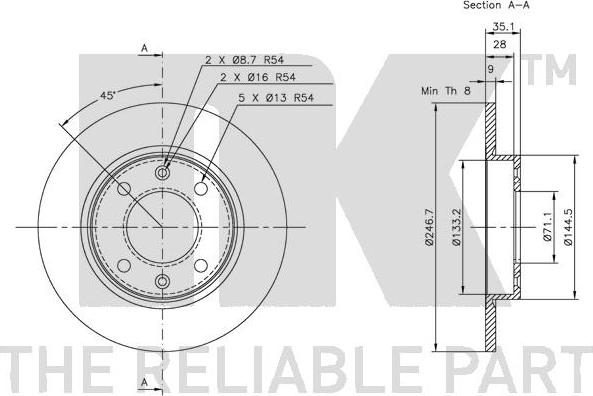 NK 313722 - Discofreno autozon.pro