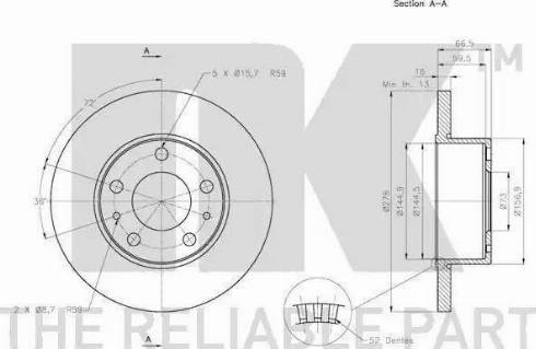 NK 65413030 - Ammortizzatore autozon.pro