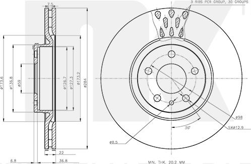 NK 312372 - Discofreno autozon.pro