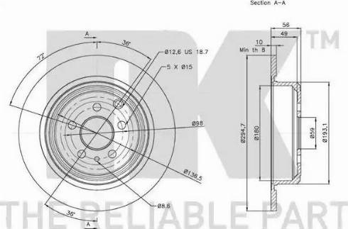 NK 319943 - Discofreno autozon.pro