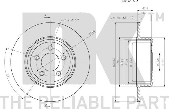 NK 209323 - Discofreno autozon.pro