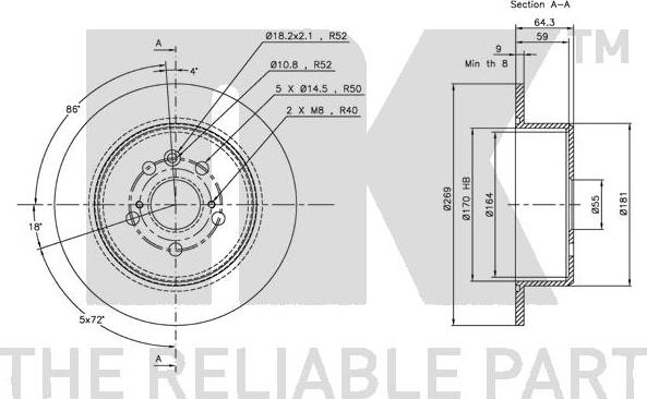 NK 314558 - Discofreno autozon.pro