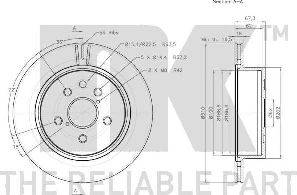 NK 2045106 - Discofreno autozon.pro