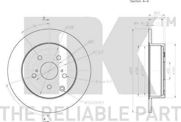 NK 2045136 - Discofreno autozon.pro