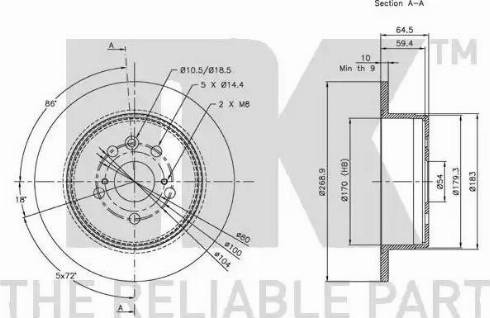 NK 314533 - Discofreno autozon.pro