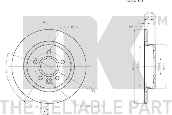 NK 204865 - Discofreno autozon.pro