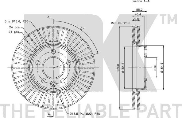 NK 204795 - Discofreno autozon.pro