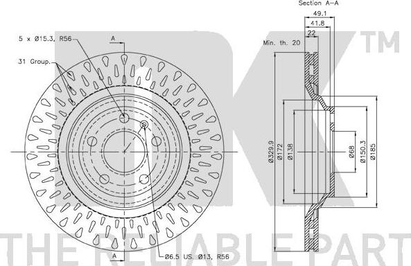 NK 2047110 - Discofreno autozon.pro