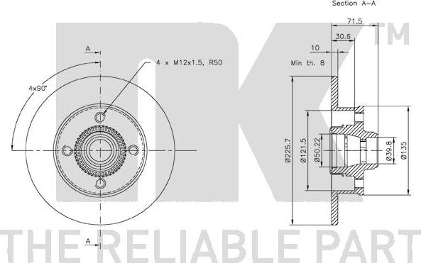 NK 2047121 - Discofreno autozon.pro