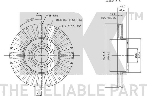 NK 314788 - Discofreno autozon.pro