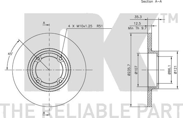 NK 205001 - Discofreno autozon.pro