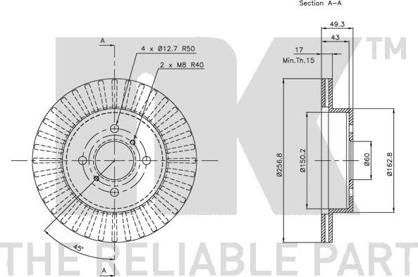 NK 205211 - Discofreno autozon.pro