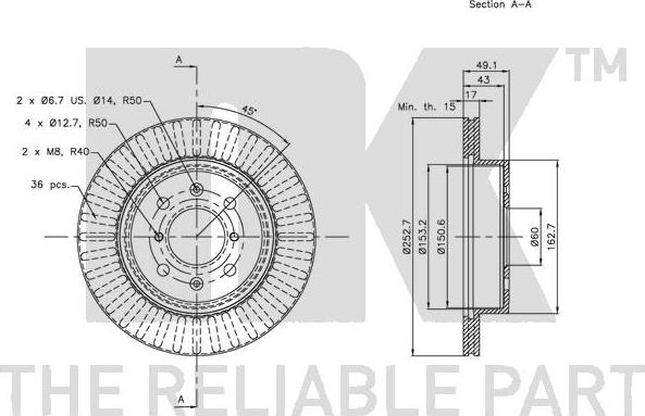 NK 205213 - Discofreno autozon.pro